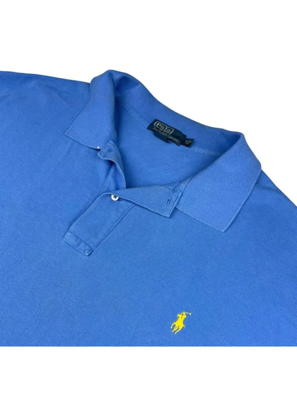 Polo Ralph Lauren Men's 100% Cotton S/S Polo Shirt Blue • 4XB | BIG